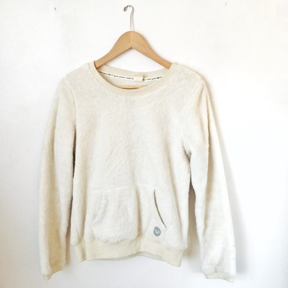 White Fluffy Sweater